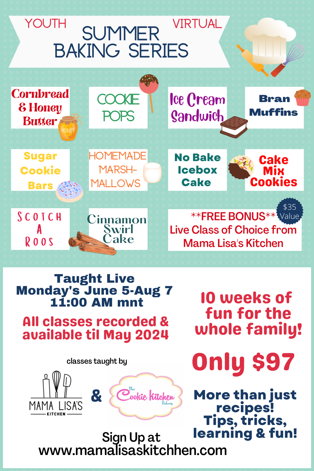 2023 Youth Summer Baking Series